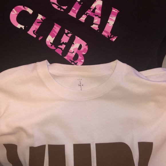 Anti social social club hoodie/Travis Scott tee - Picture 4 of 5